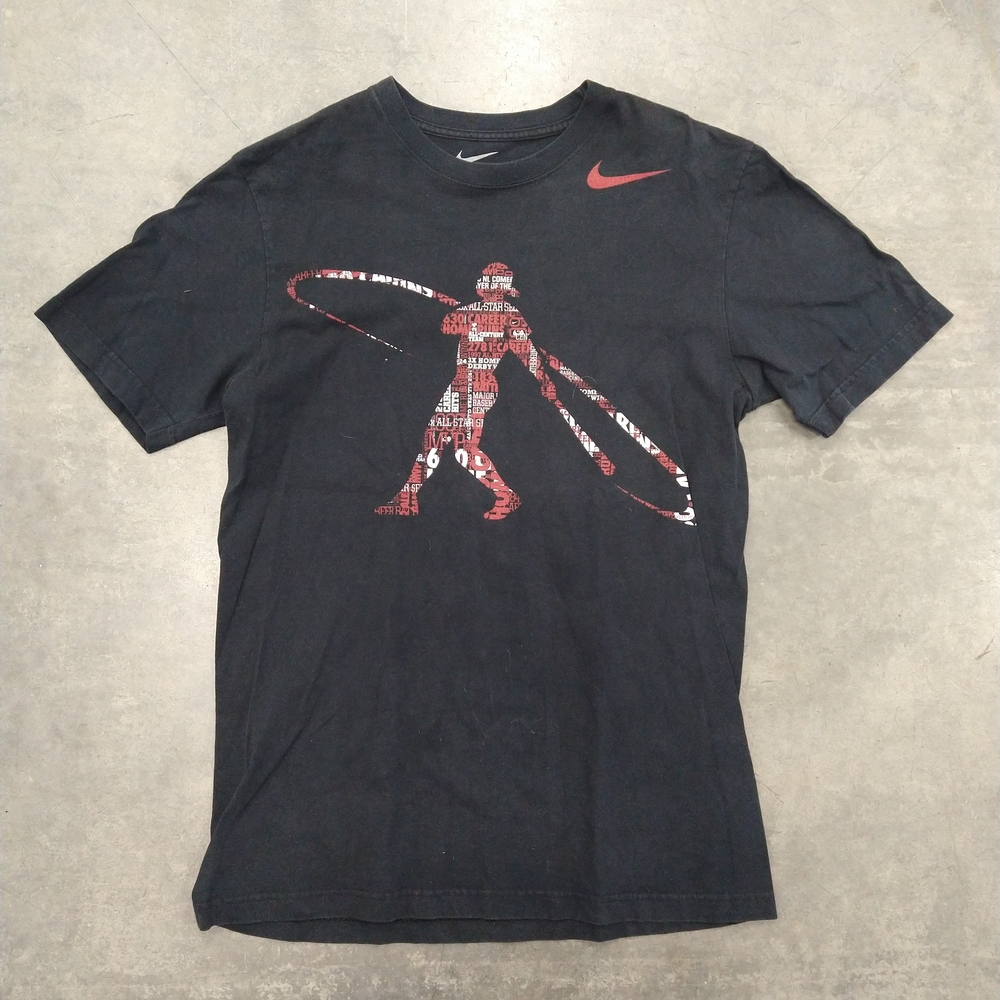 KEN GRIFFEY Nike Men's Black T-Shirt with Red Graphic
